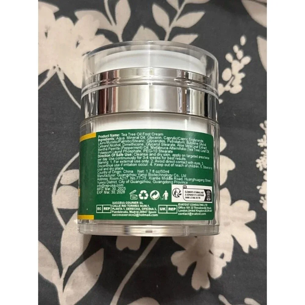 Tea tree oil foot cream 50ml